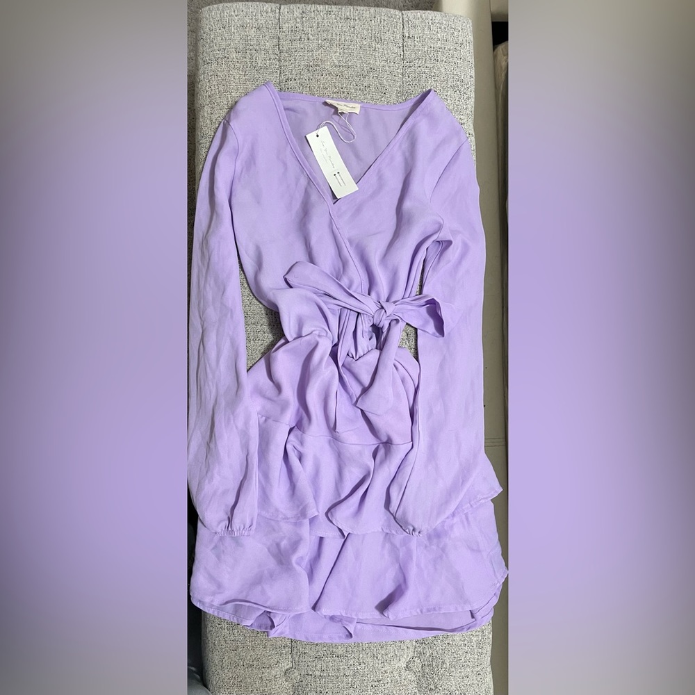 Light velvet purple dress